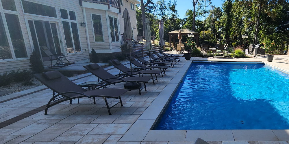 Pool patio Cambridge XL pavers